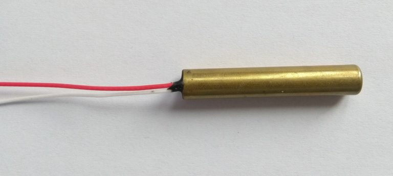 PT100 sensor in a metal sleeve